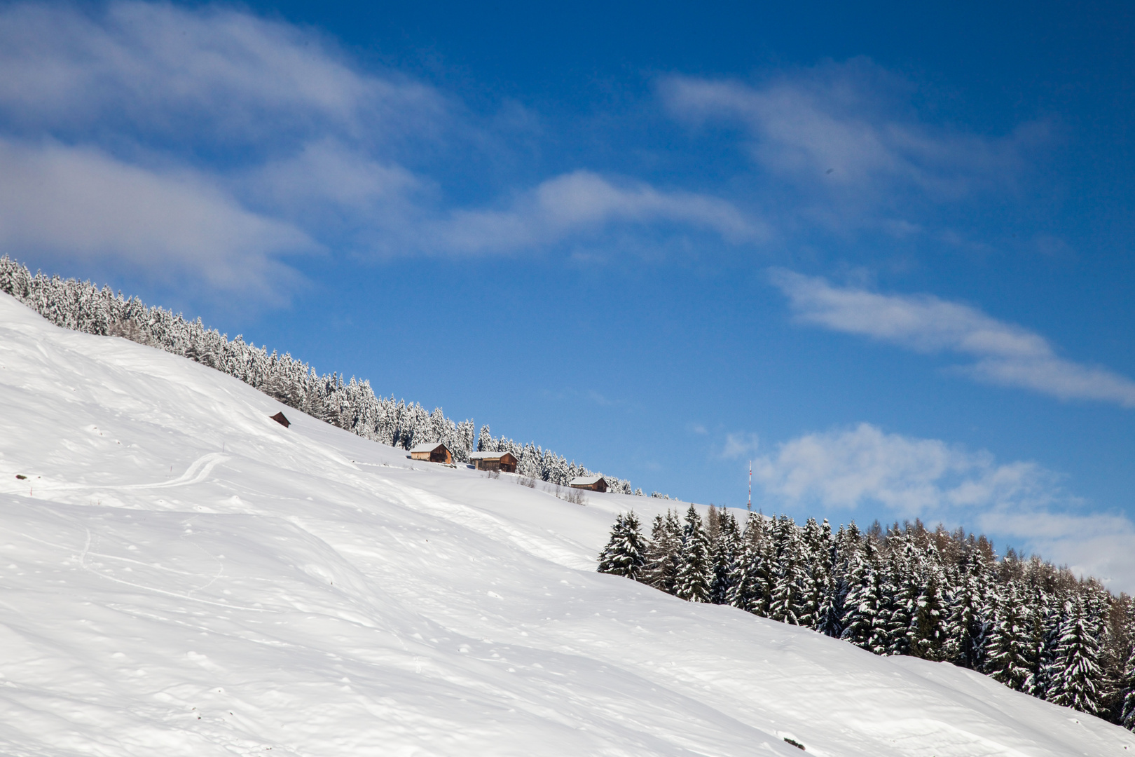 verschneite Landschaft