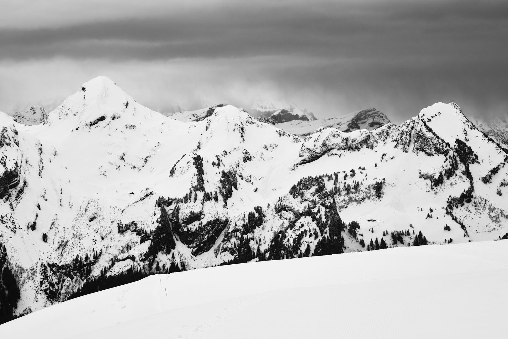 Verschneite Urner Alpen 1