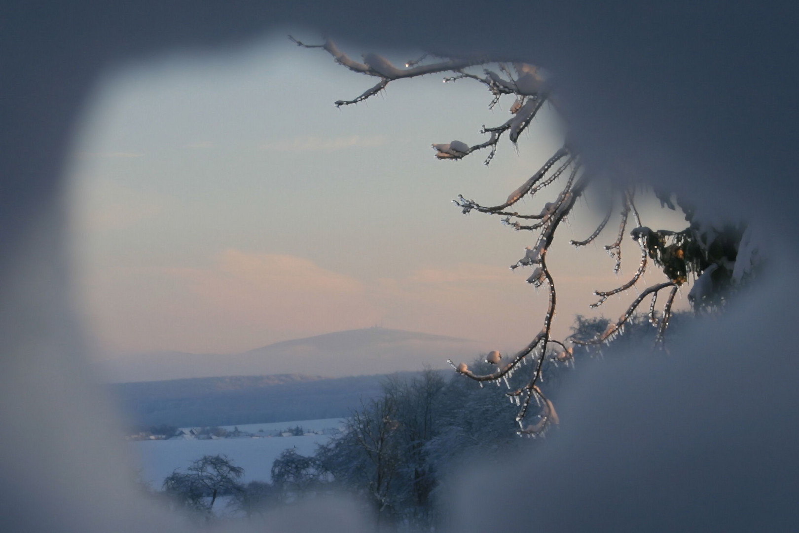 Verschneiter Brocken