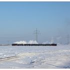 Verschneiter Mansfelder Bahnübergang