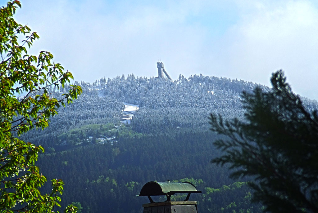 Verschneiter Wurmberg am 24. Mai 2013, 08:26 Uhr