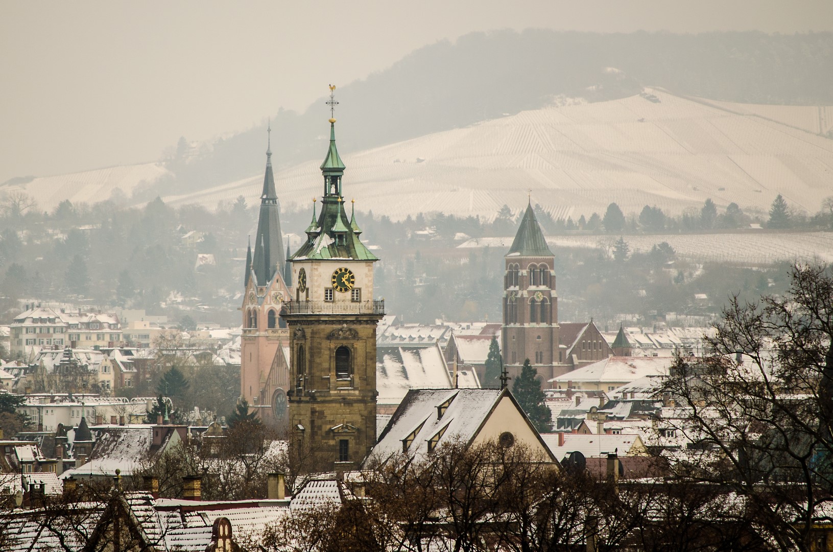 Verschneites Bad Cannstatt