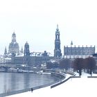 Verschneites Dresden