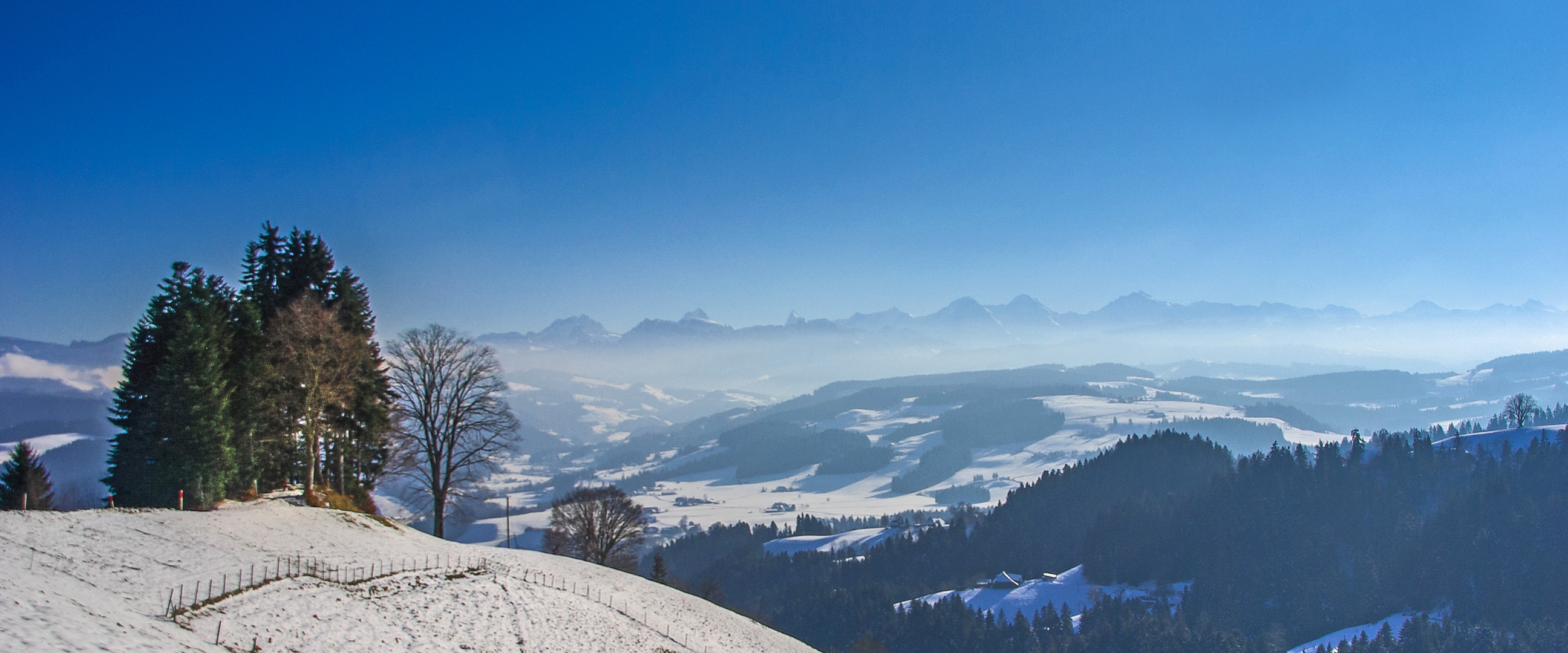 Verschneites Emmental