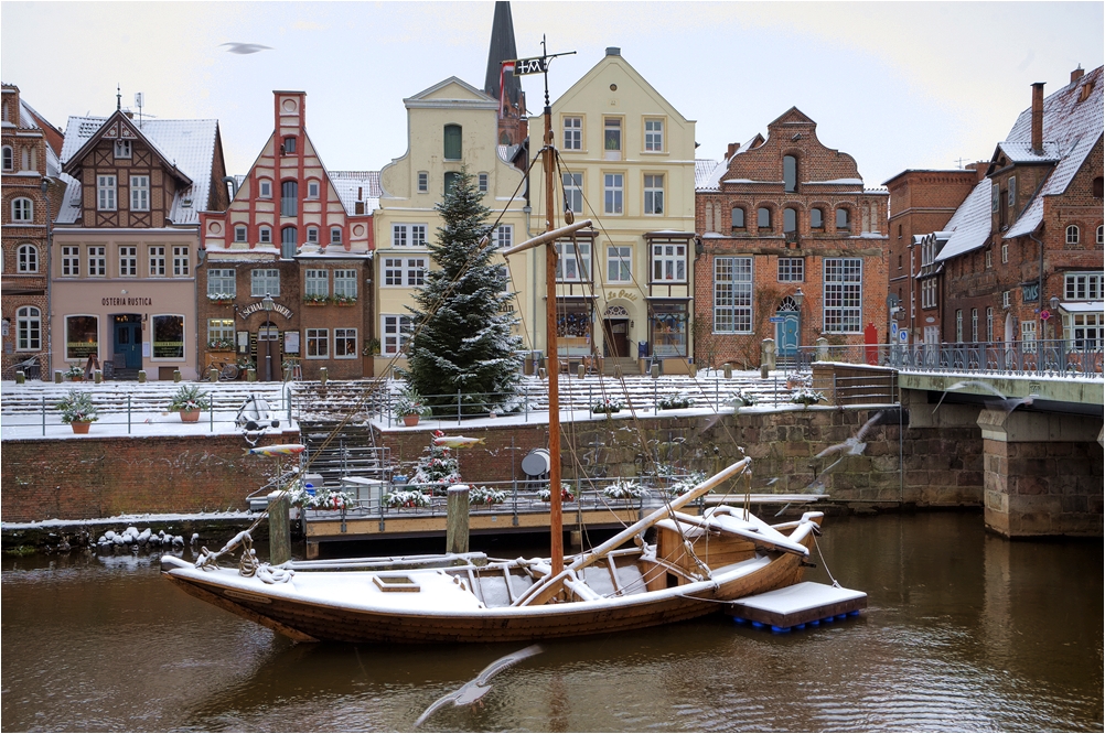 Verschneites Lüneburg