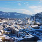 Verschneites Salzburg