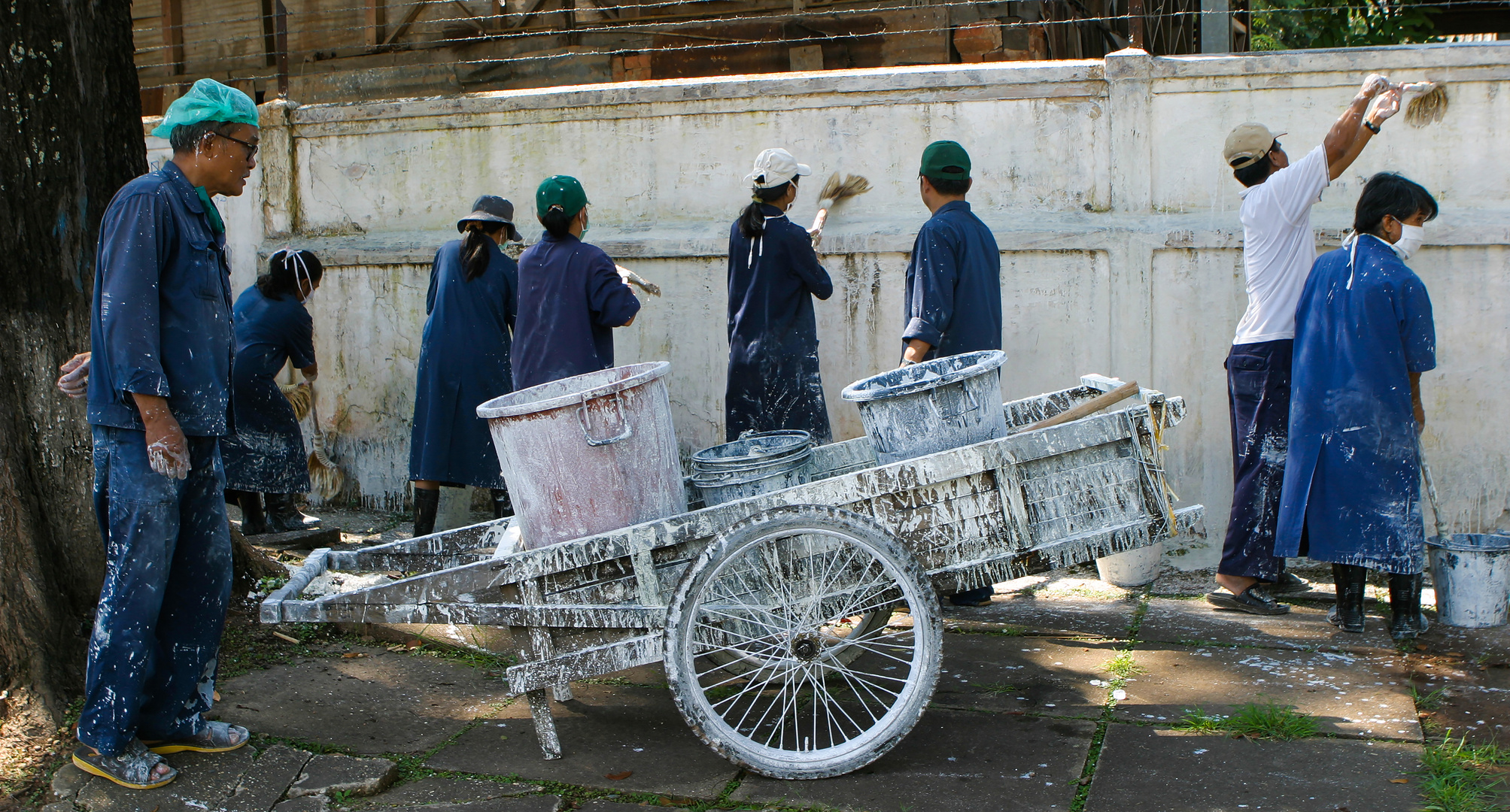 Verschönerung in Vientiane