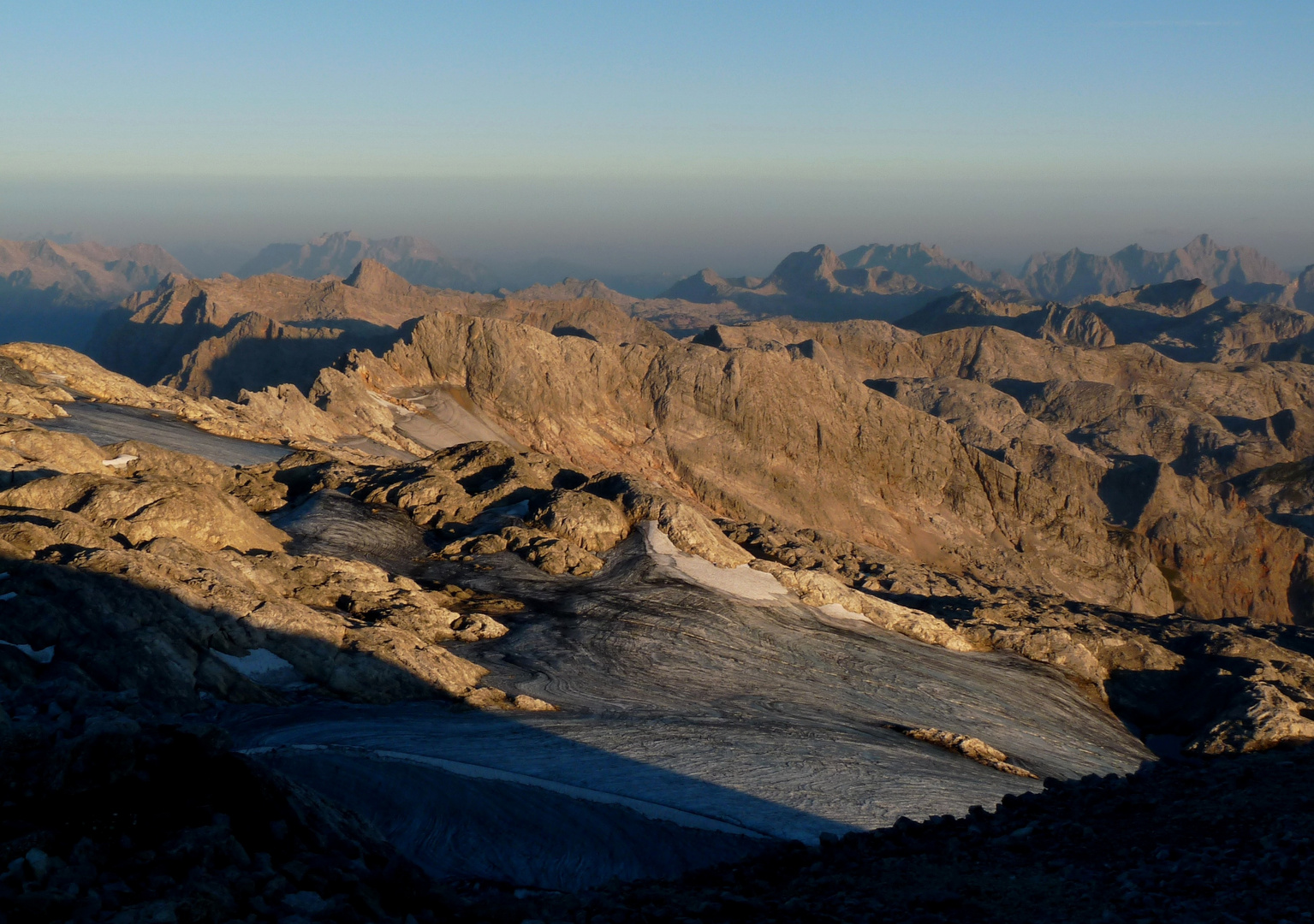 verschwindender gletscher am hochkönig