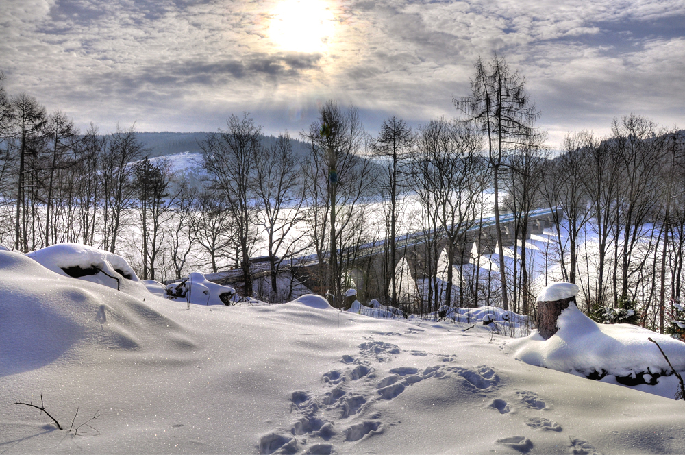 Versetalsperre im Winter