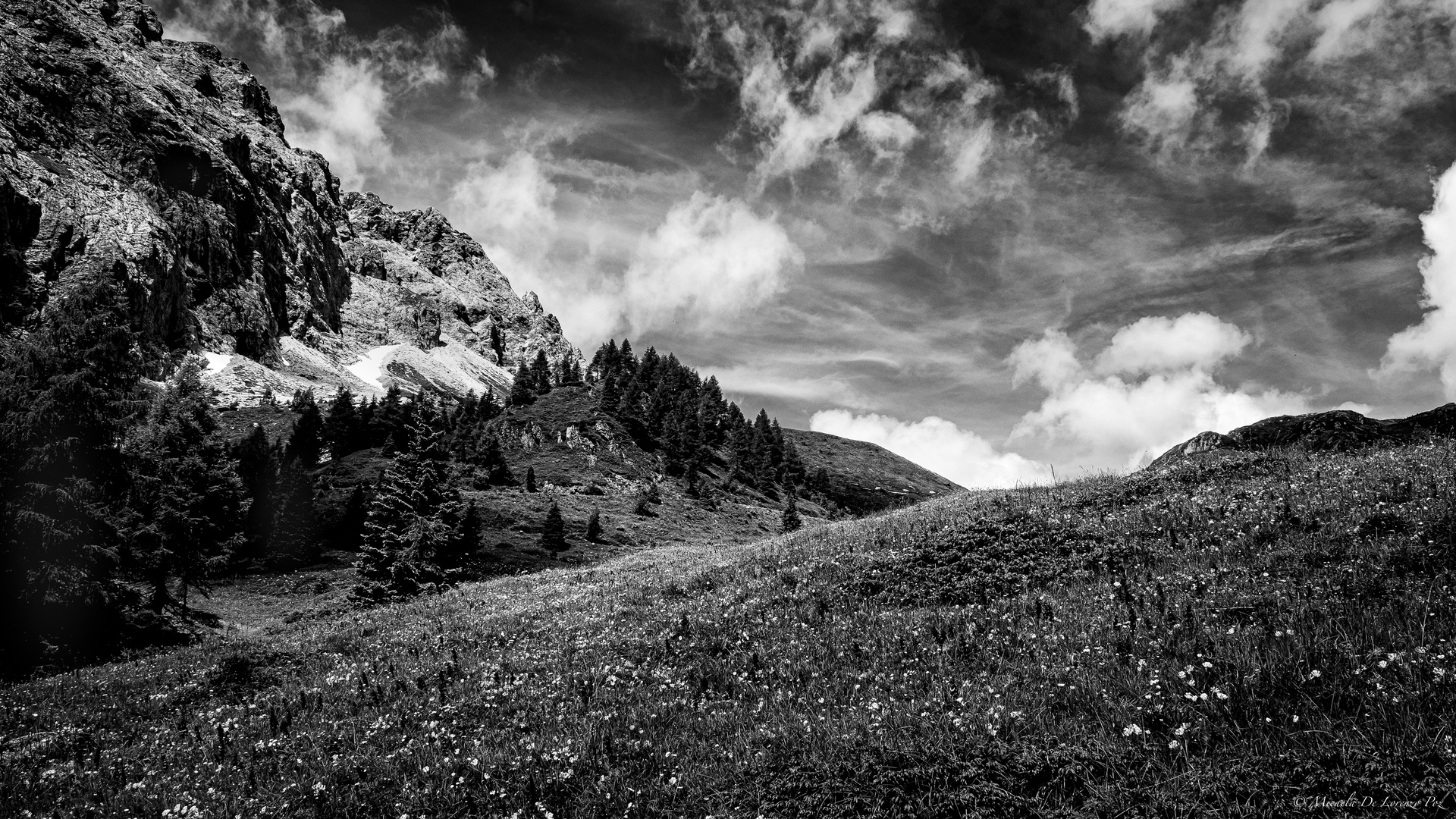 Verso Forcella Dignas (Val Visdende, Comelico, Belluno, Italia)