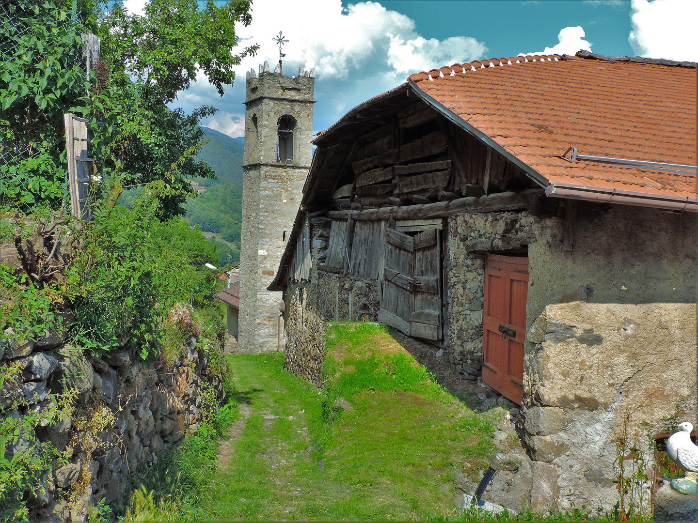 verso la chiesa