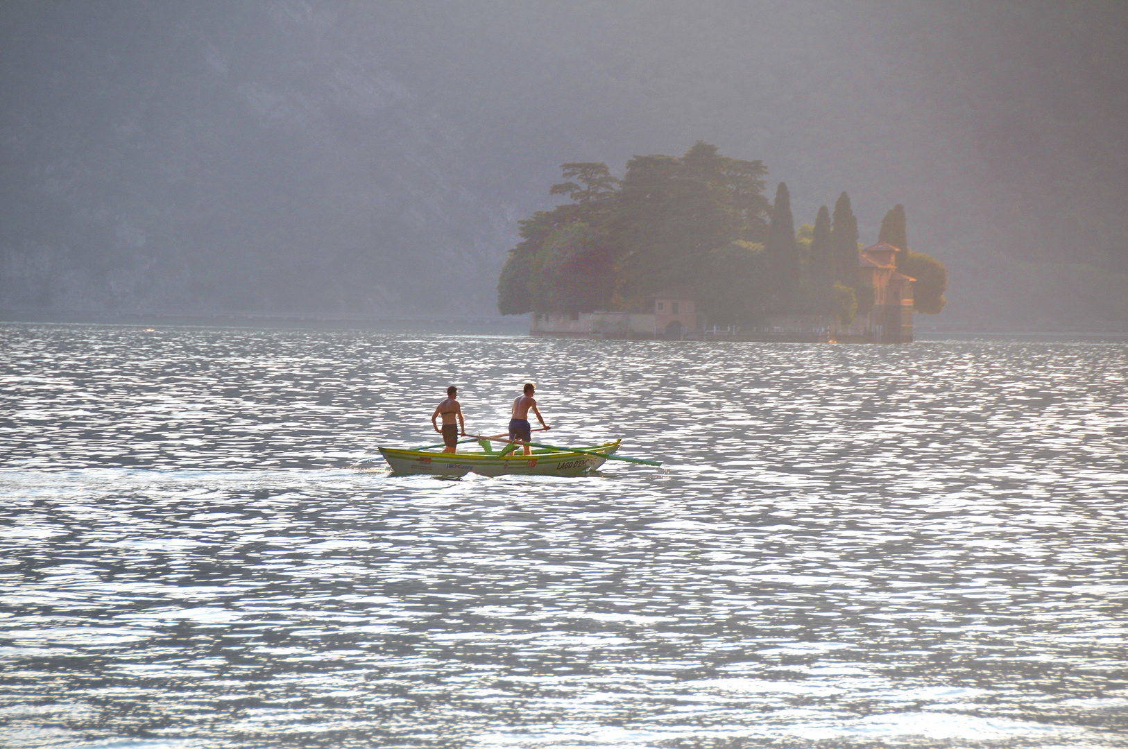 Verso l'isola ...