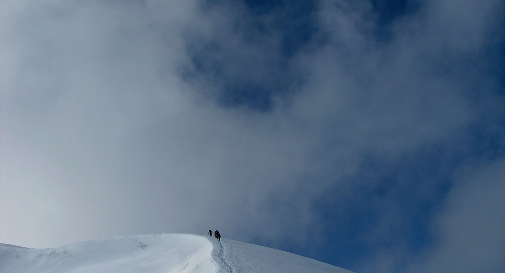 Verso Punta Penia alt. 3342 (Marmolada)