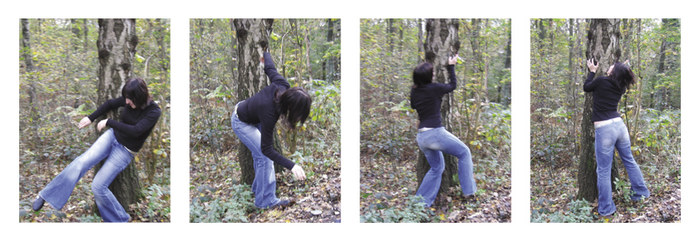 versöhnung mit der natur - tanz mit dem baum