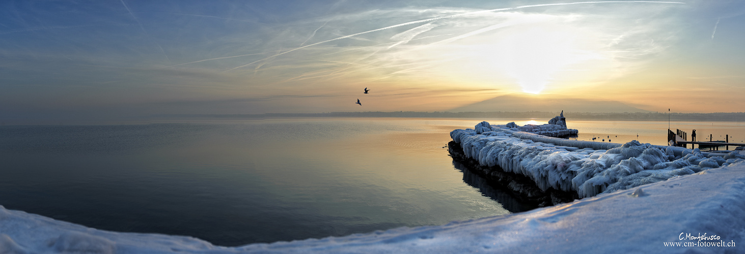 Versoix bei Sonnenaufgang