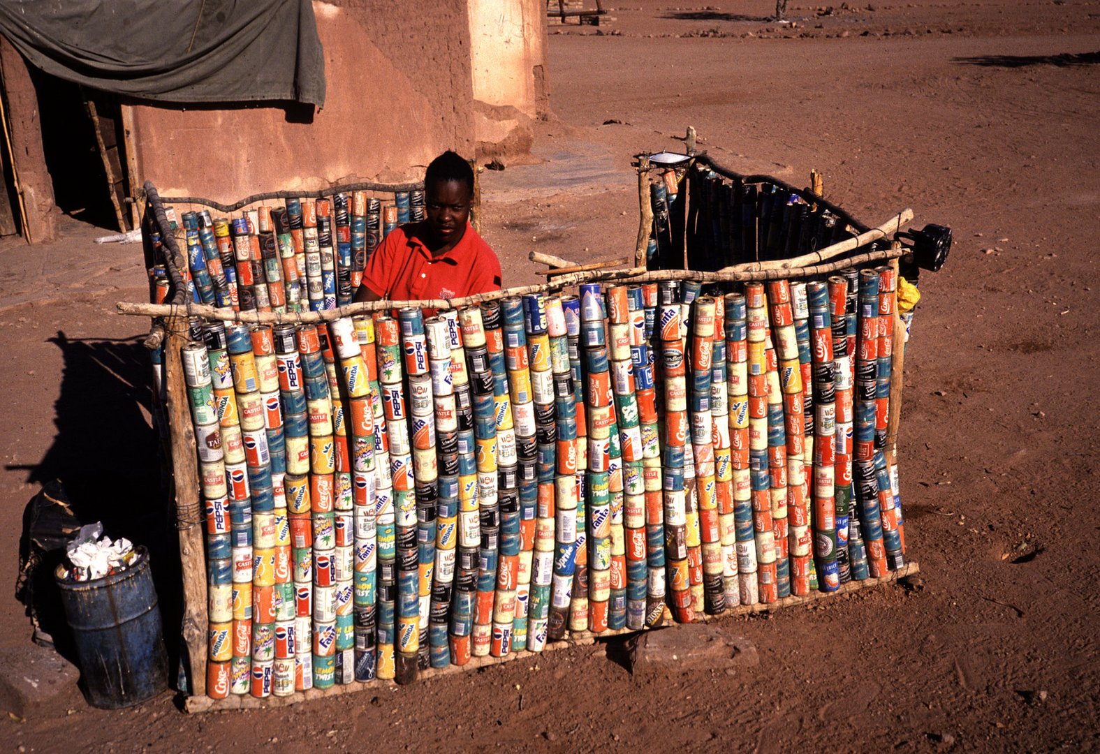 Versorgung von Besuchern 1994 bei Twyfel Fontein