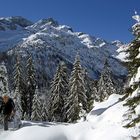 Verspätetes Wintermärchen in den Bergen!