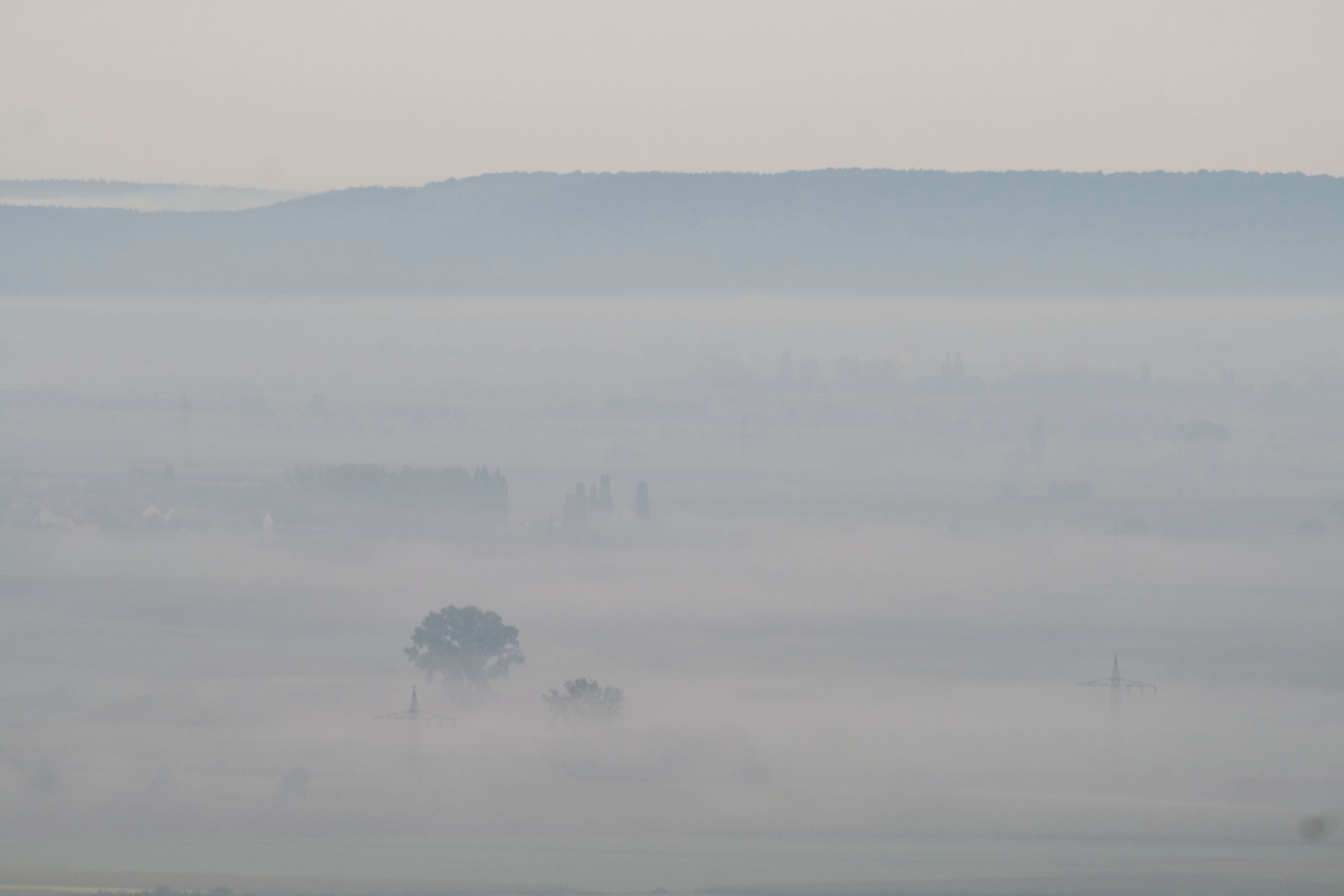 versteckt im Nebel