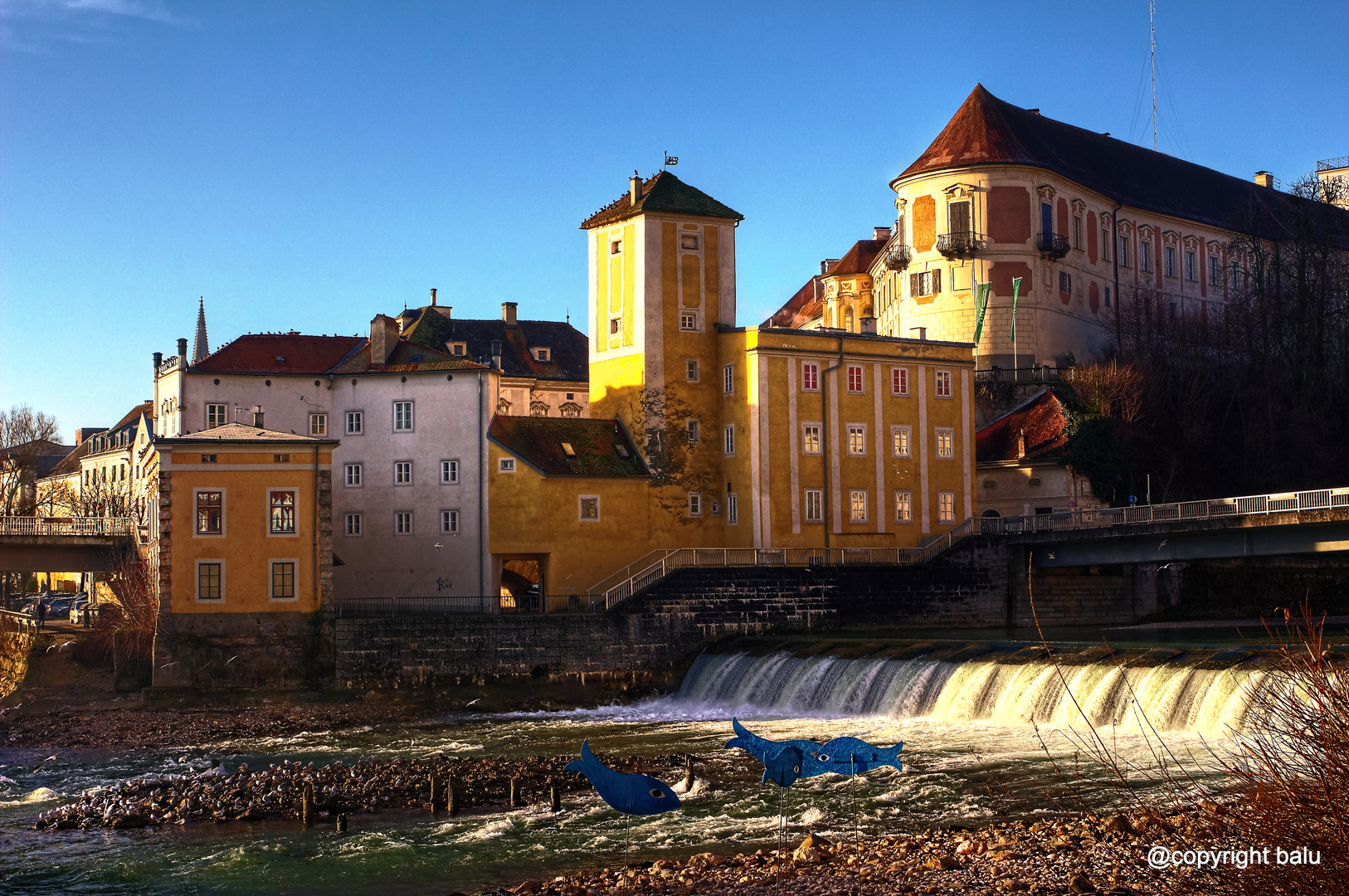 Versteckte Fischgründe der Steyr