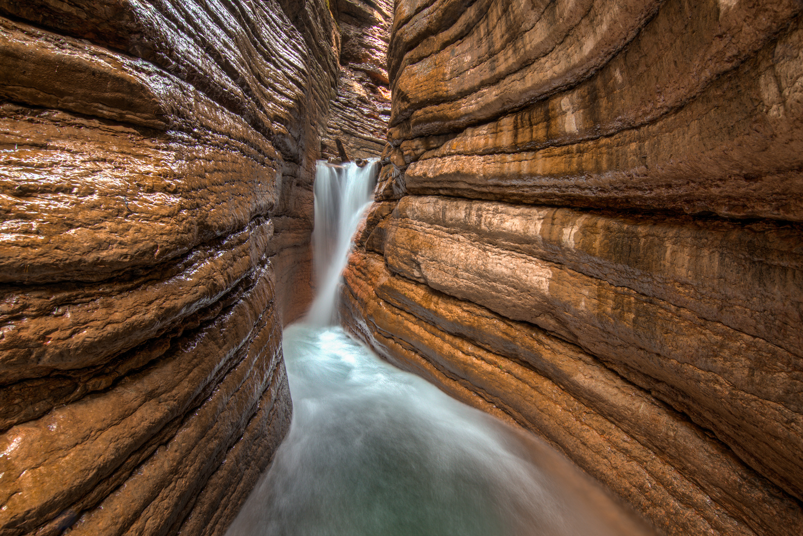 Versteckte Schlucht