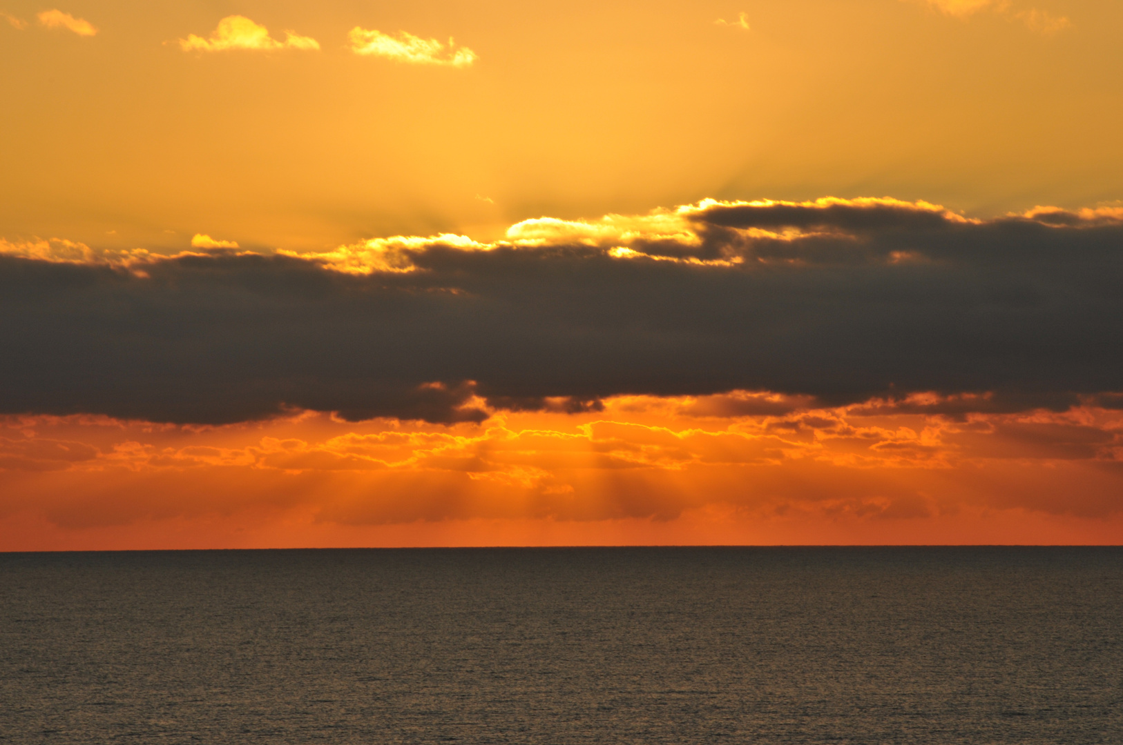 "Versteckter" Sonnenaufgang