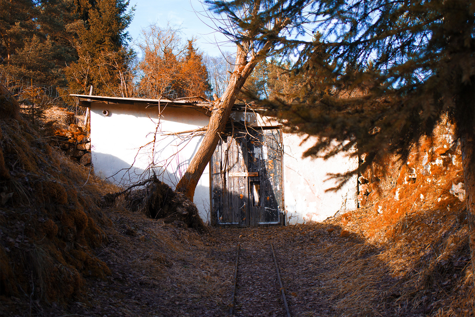 Verstecktes Haus.