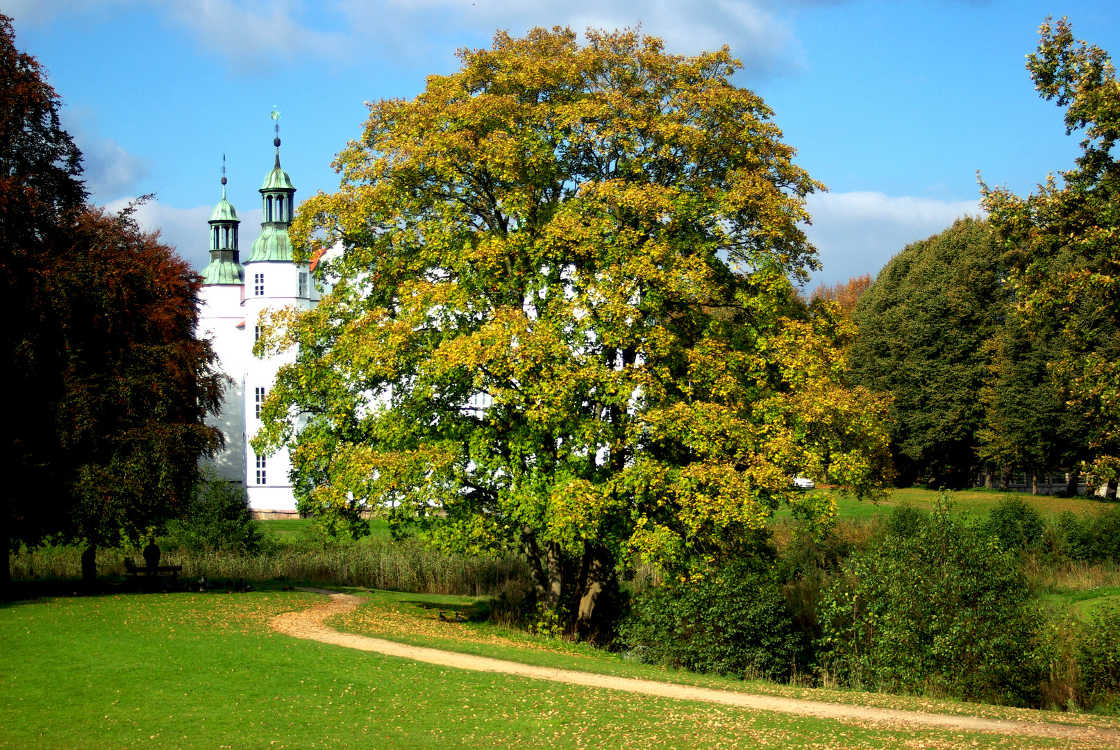 verstecktes Schloß Ahrensburg