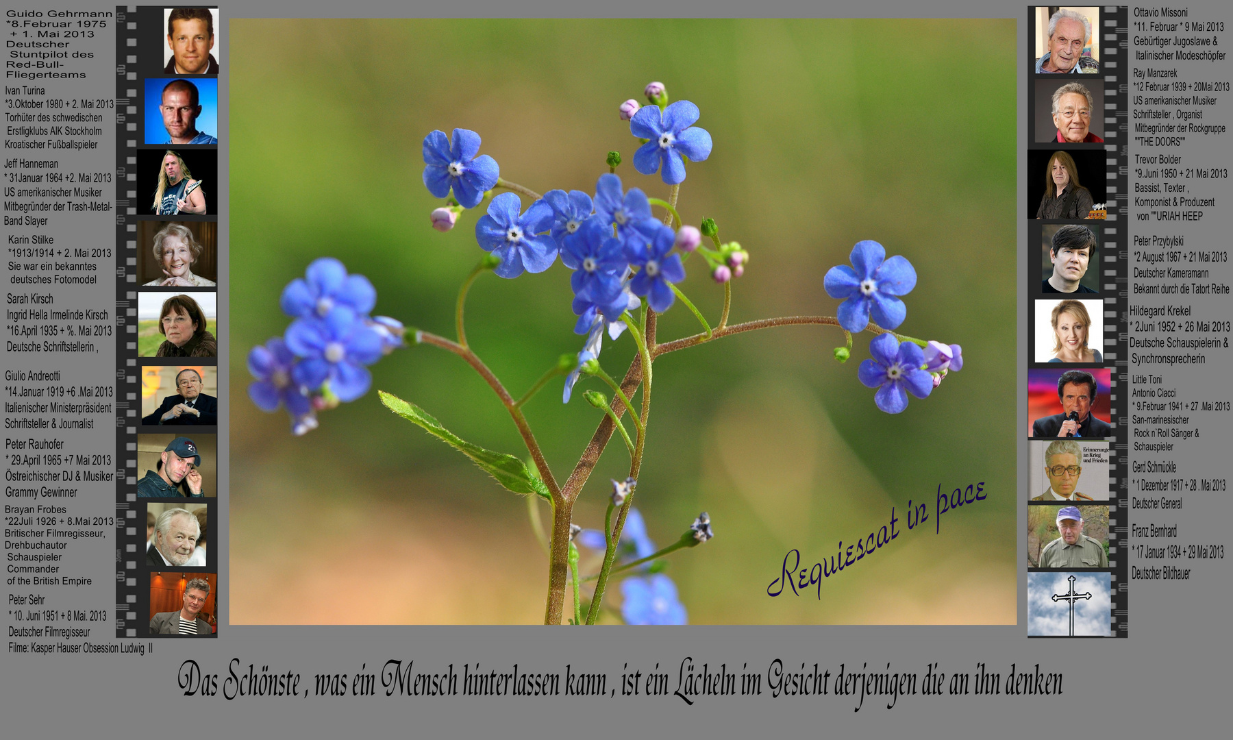 Verstorbene im Mai 2013