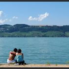 Versunken im See der Gefühle.