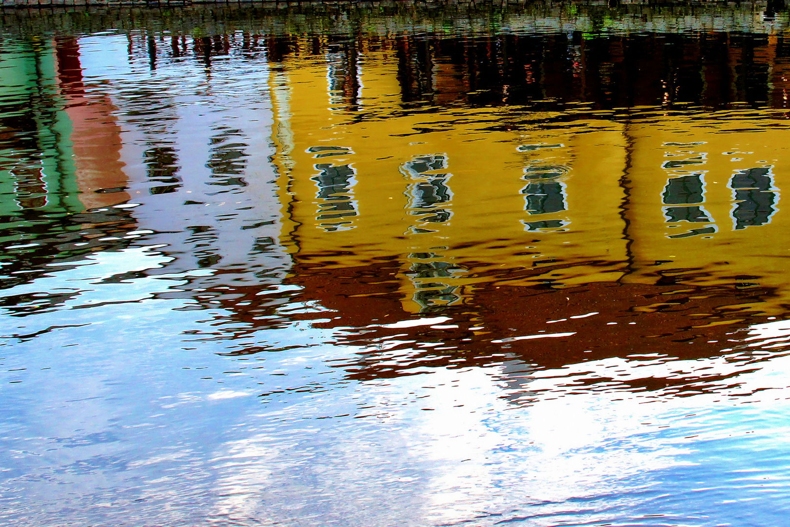 Versunken in der Moldau