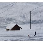 versunkene Hütte