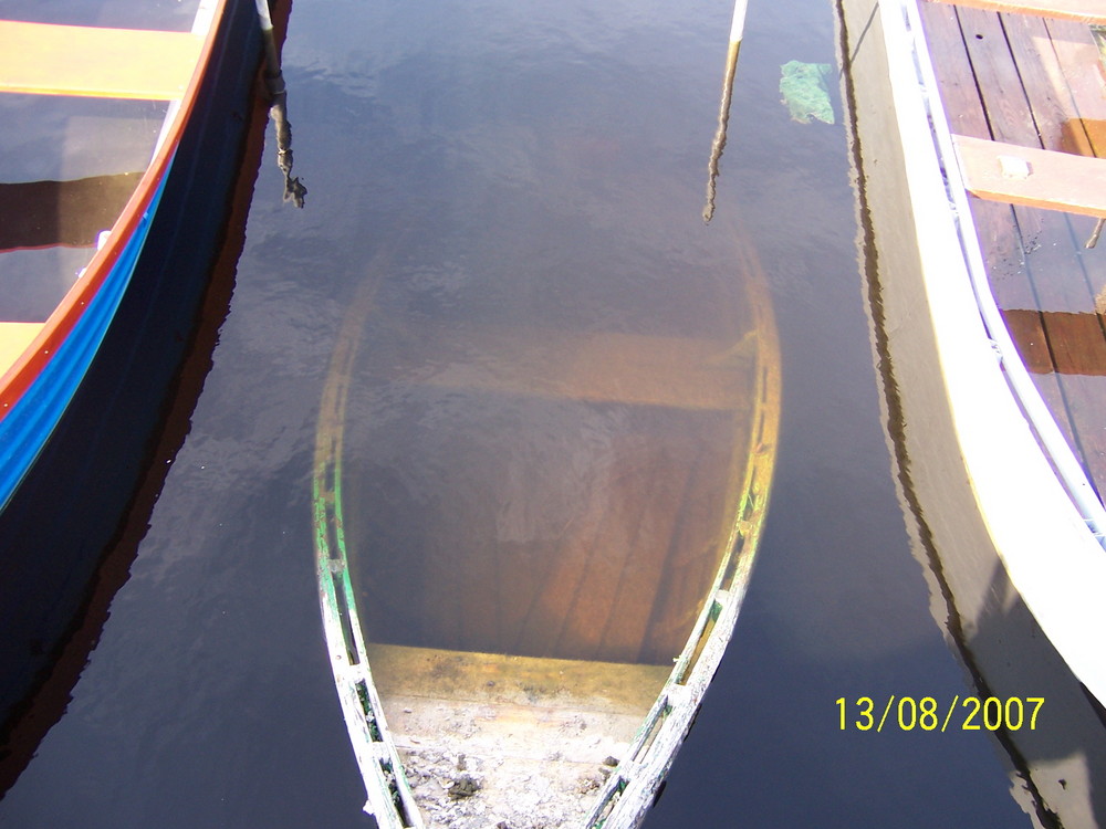 Versunkenes Boot