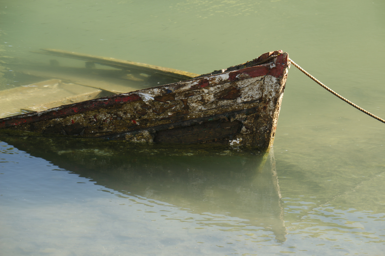 Versunkenes Boot