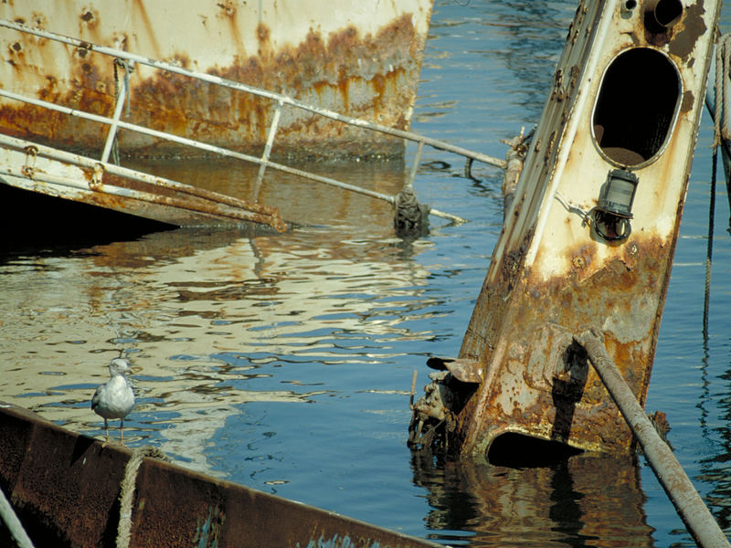 versunkenes Schiff