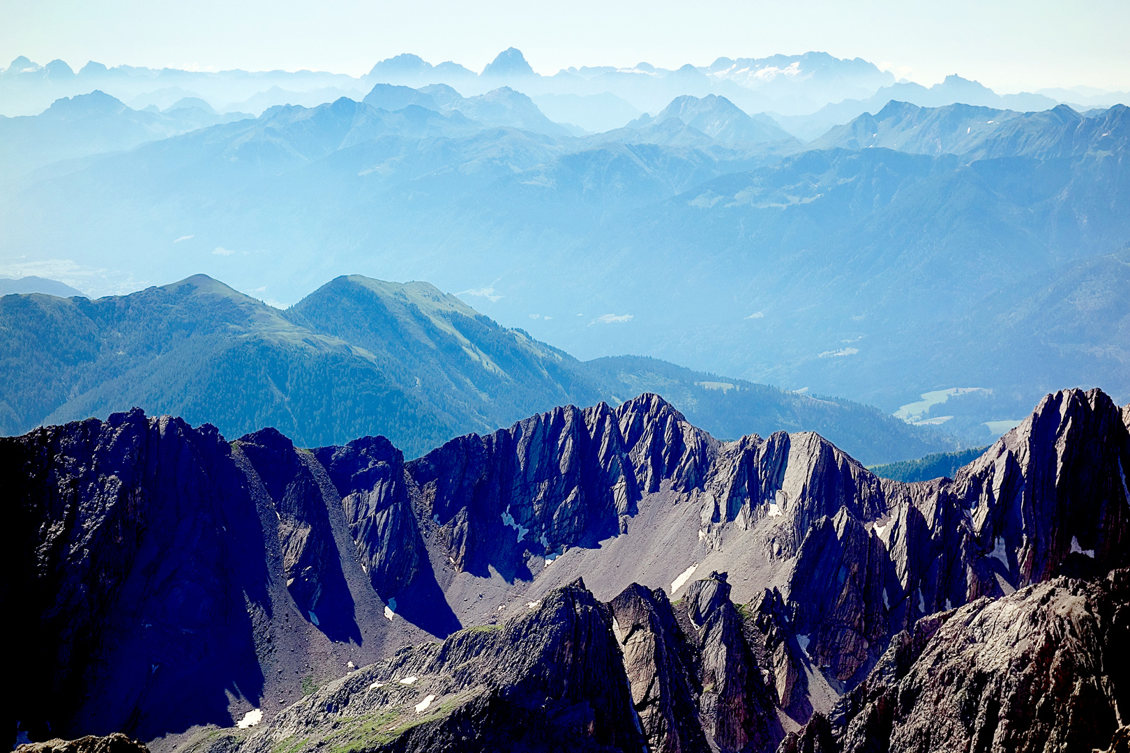 vertäumter Alpinblick