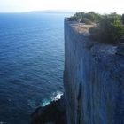 Vertical cliff near Jervis Bay