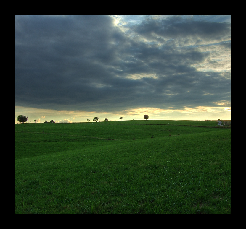 Verträumte Abendstimmung