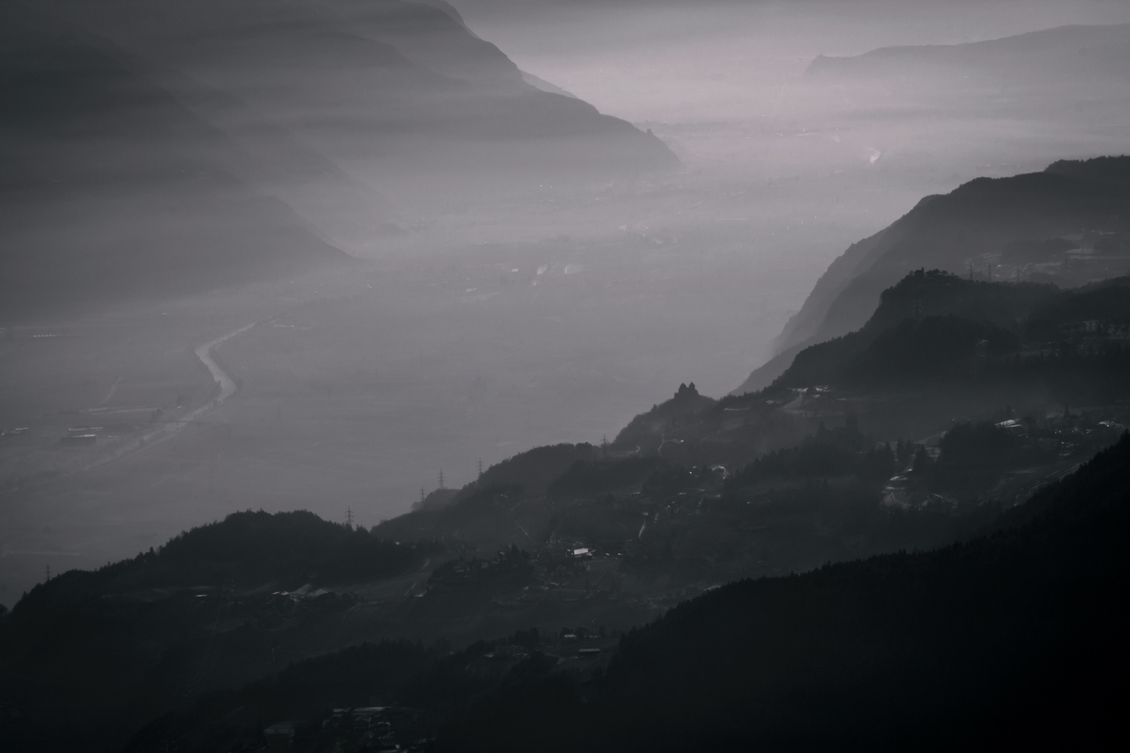 verträumte schlafende geheimnisvolle landschaft