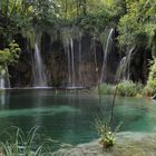 verträumter Plitvicer-See mit Wasserfällen