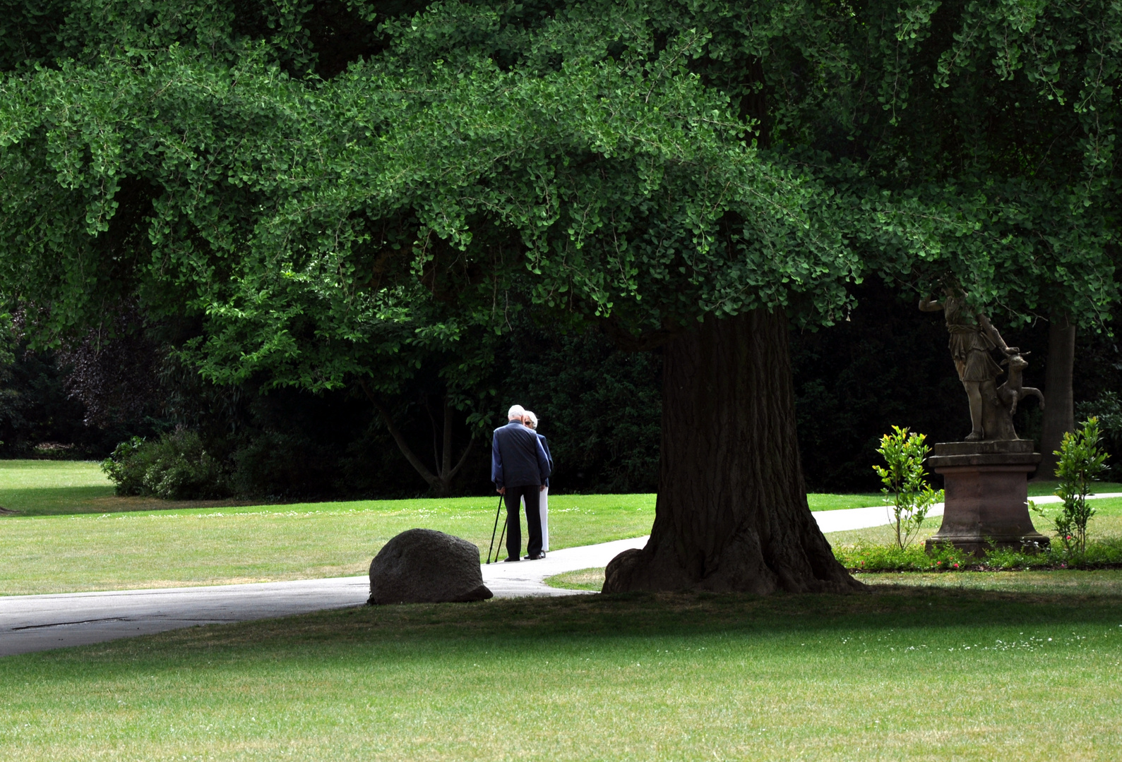 Vertrautheit im Park