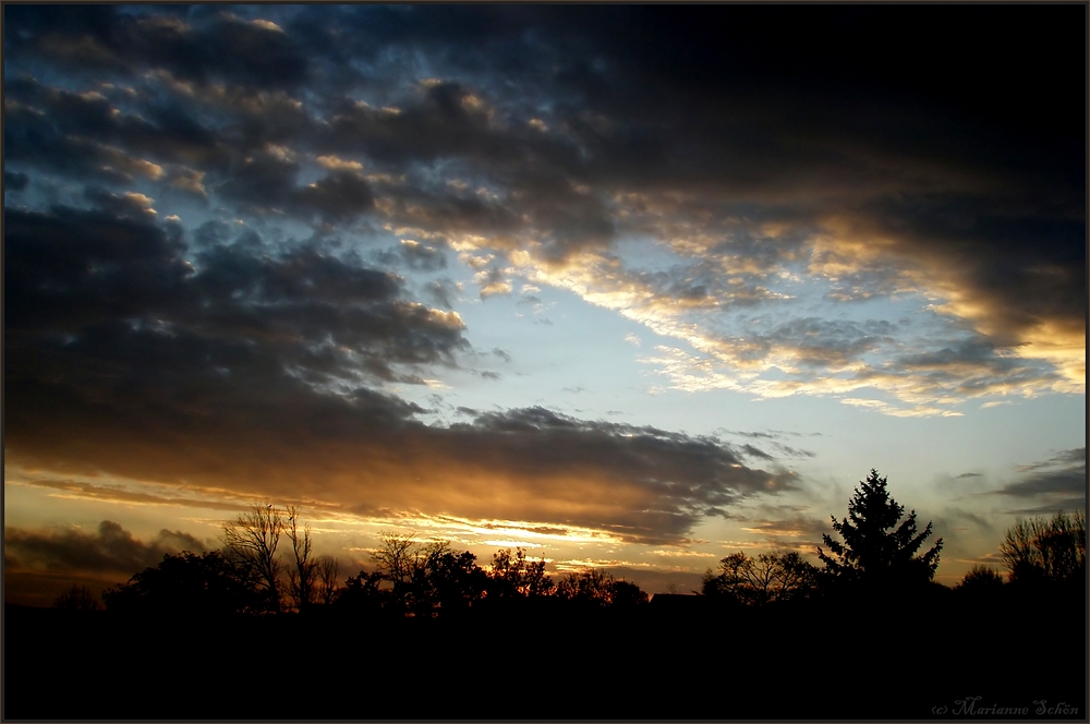 Vertreibung der dunklen Wolken...