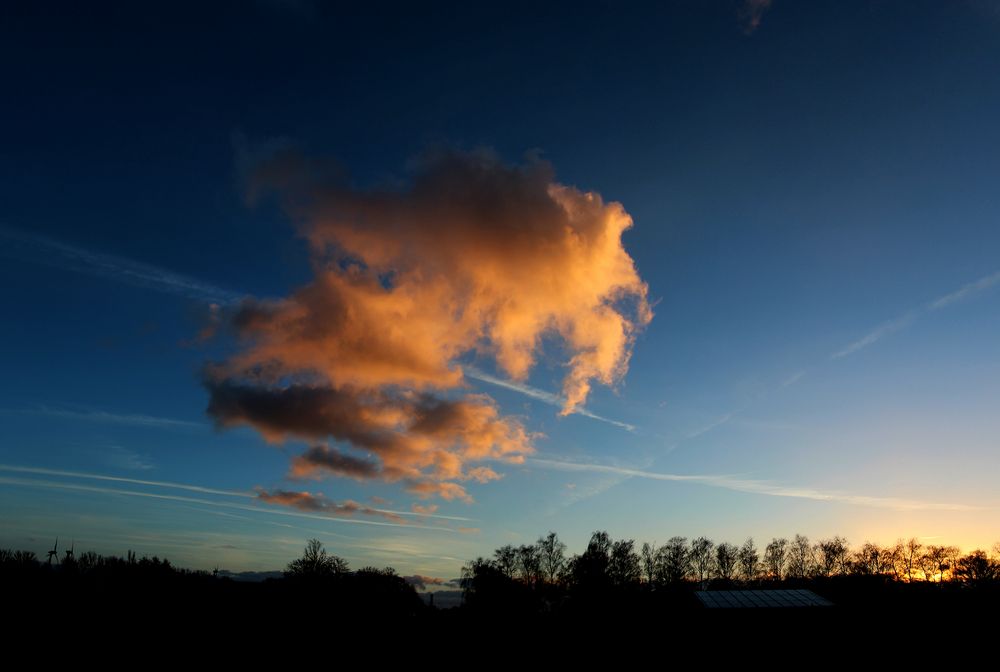 verwandelte Wolken