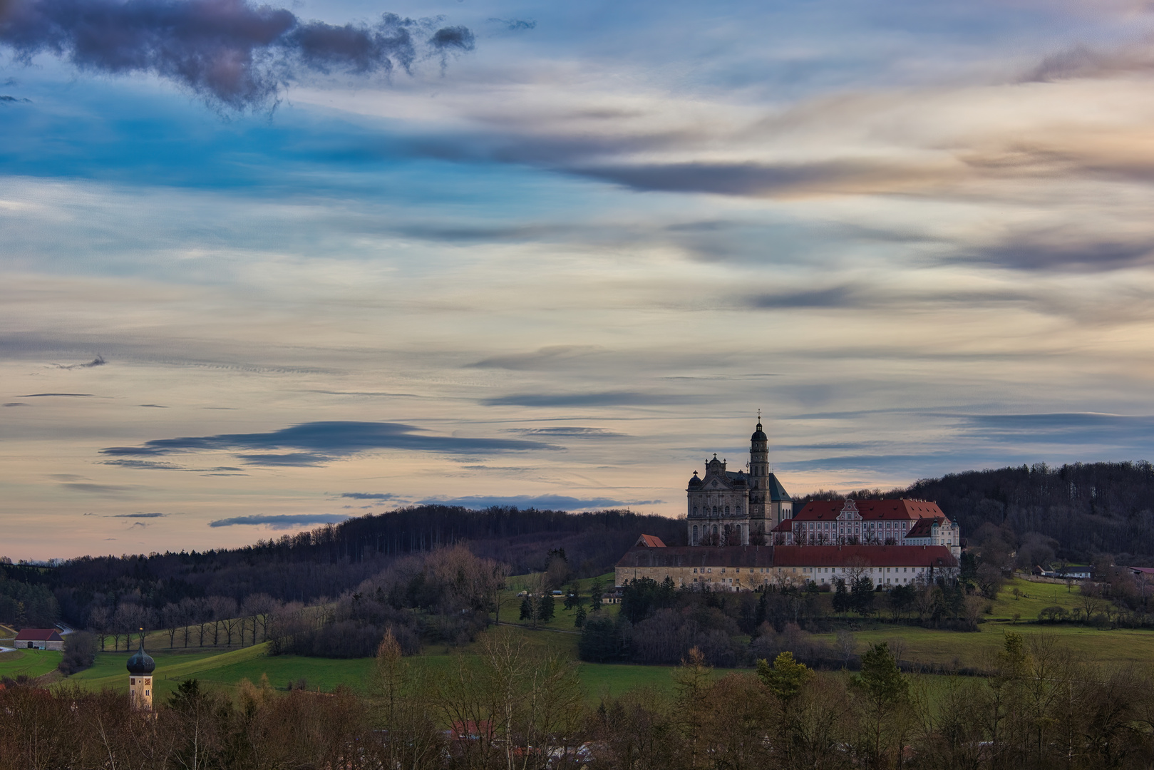 Verwaschene Wolken