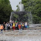 Verwaschenes Gruppenbild