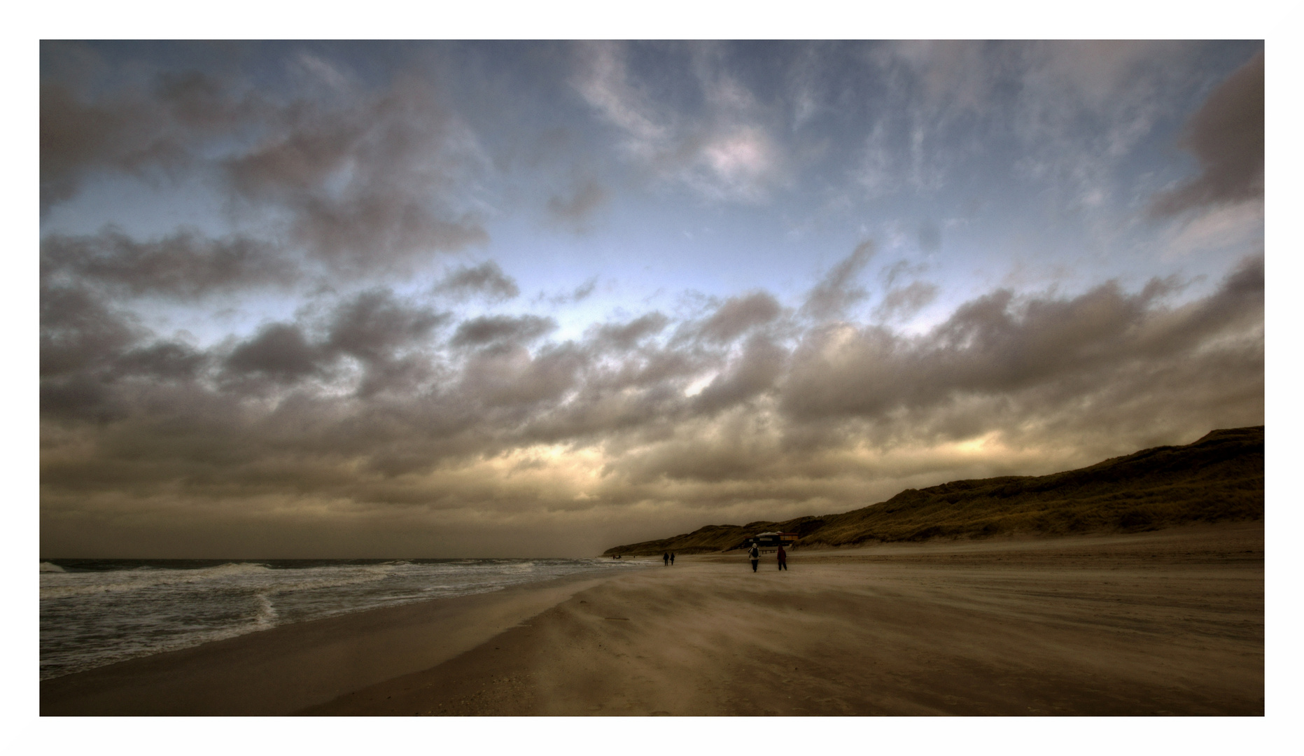 Verwehungen am Strand