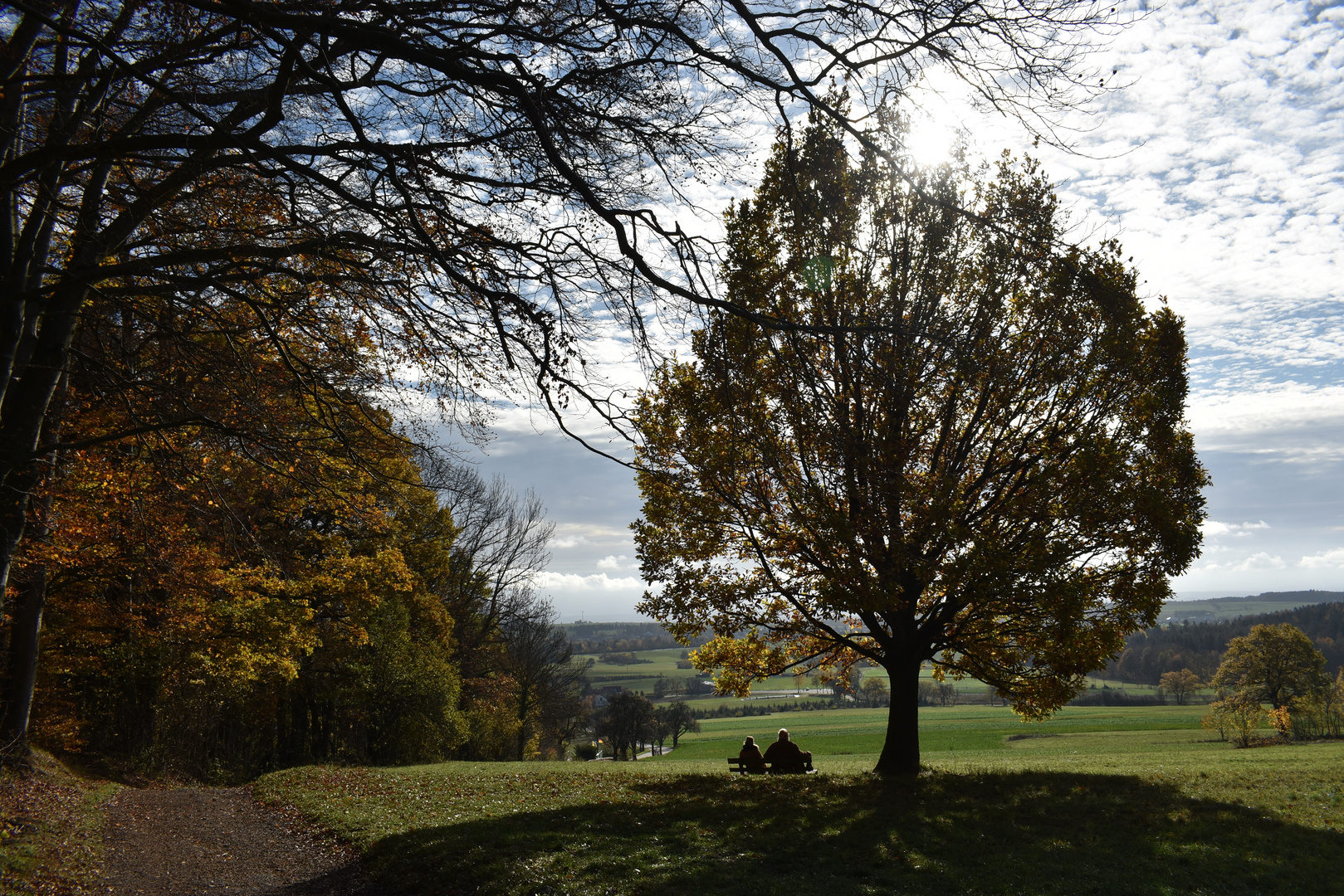 Verweilen - Blick ins Land