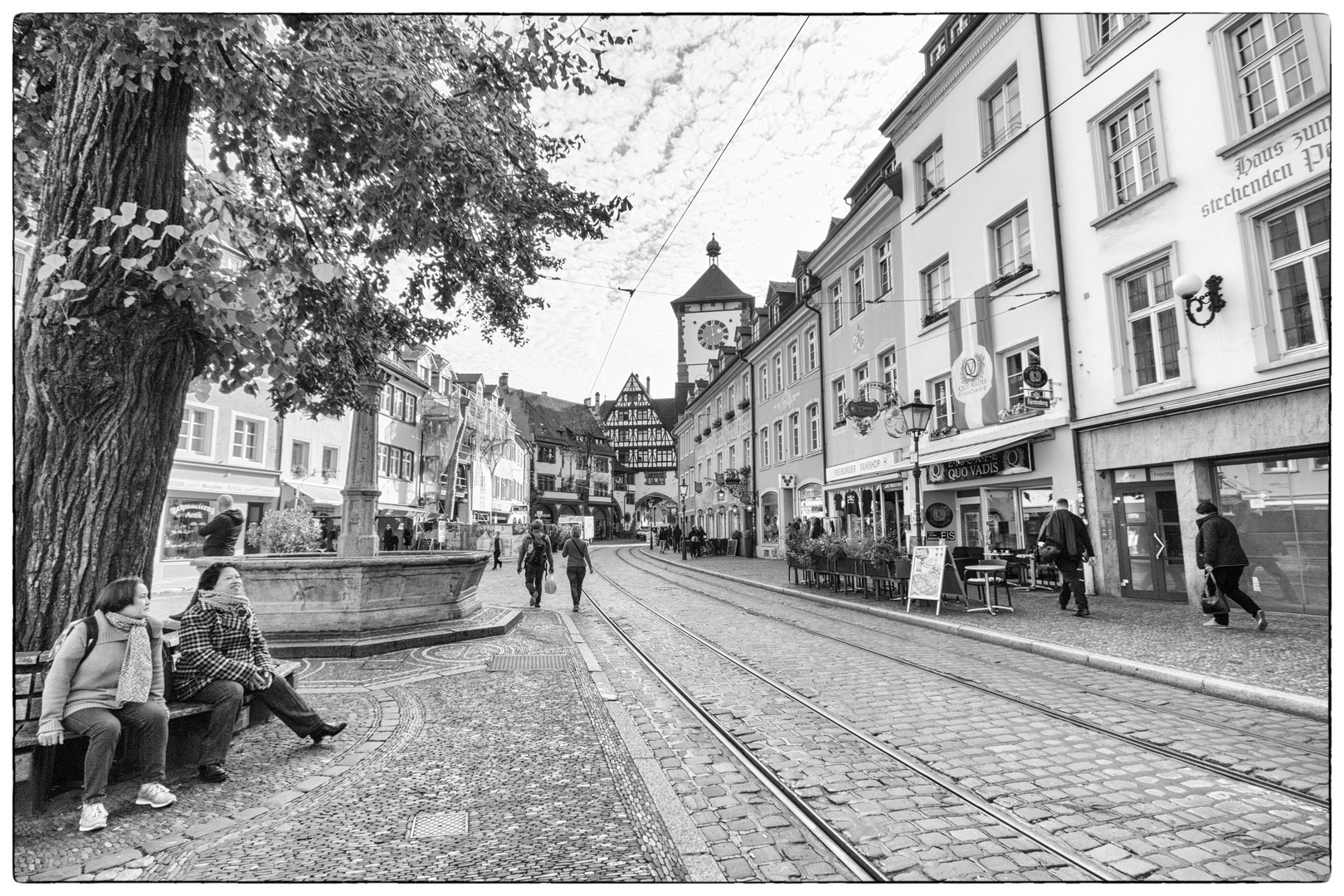 Verweilen in der Freiburger Altstadt