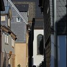 verwinkelte Ecke in der Altstadt in Siegen