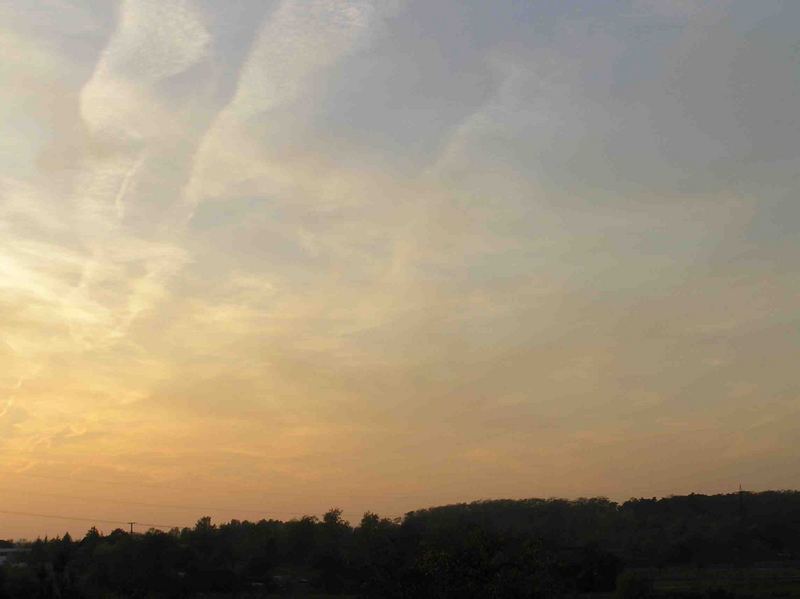 Verwirbelte Wolken