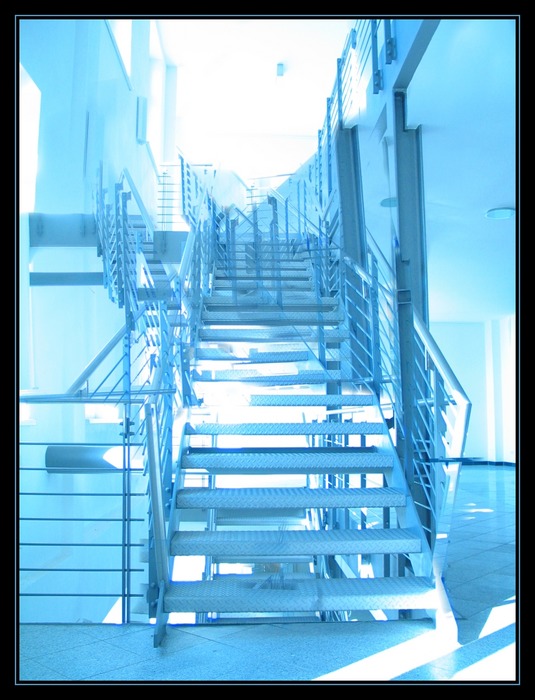 Verwirrte Treppe